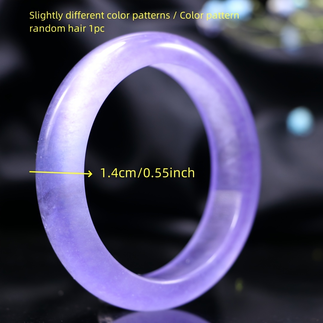 Elegant Violet Natural Stone Bracelet, Fashion Accessory